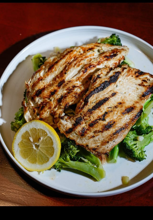 Grilled Chicken with Broccoli.