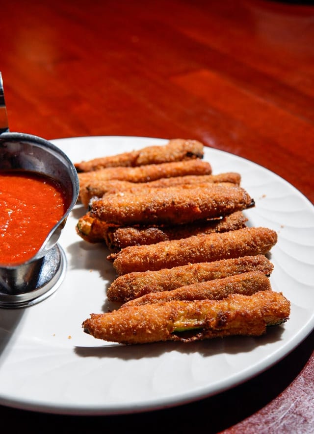 Fried Zucchini Sticks.