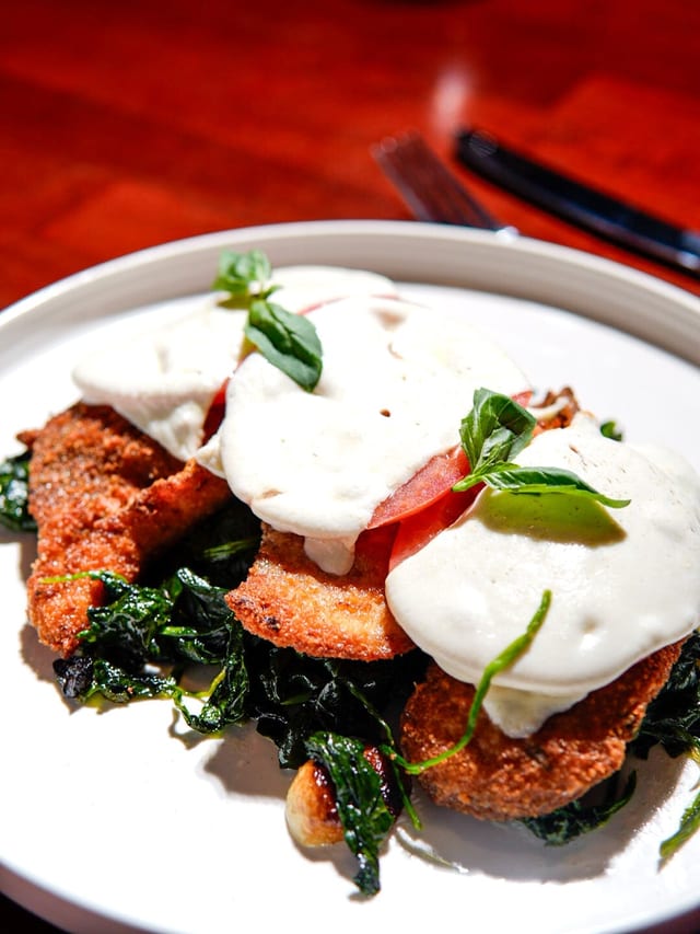 Chicken Caprese.