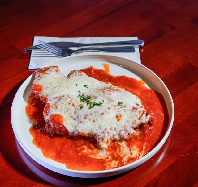 Chicken Parmigiana.
