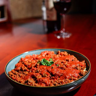 Penne with Bolognese