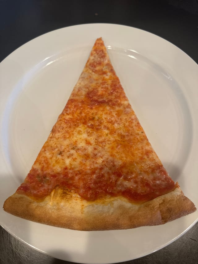 Plain Pizza Slice.