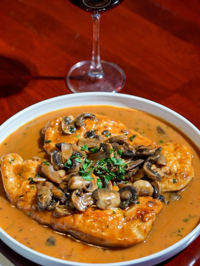 Chicken Marsala.