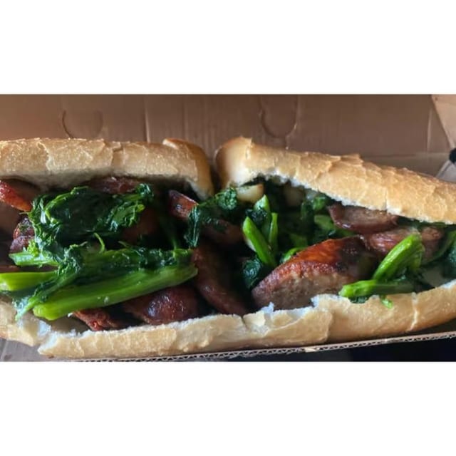 Broccoli Rabe & Sausage Hero.