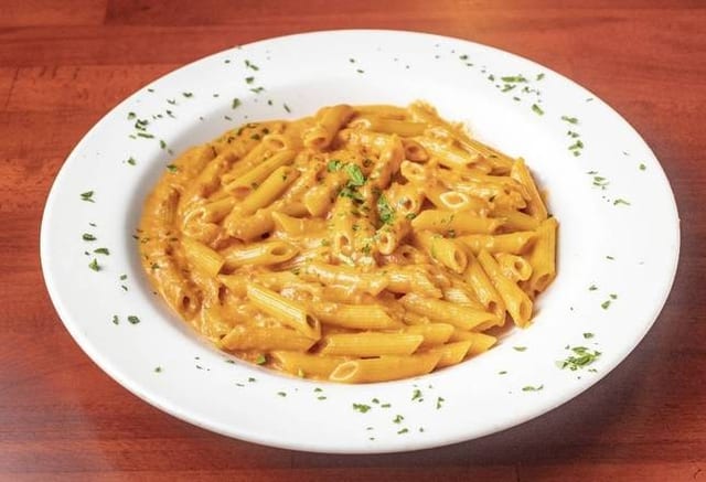 Penne Alla Vodka with Chicken.